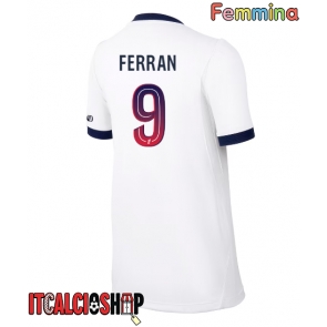 Paris Saint-Germain Ferran Torres #9 Seconda Maglia Femmina 2026-27 Manica Corta